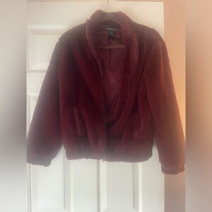 Cynthia rowley faux fur jacket